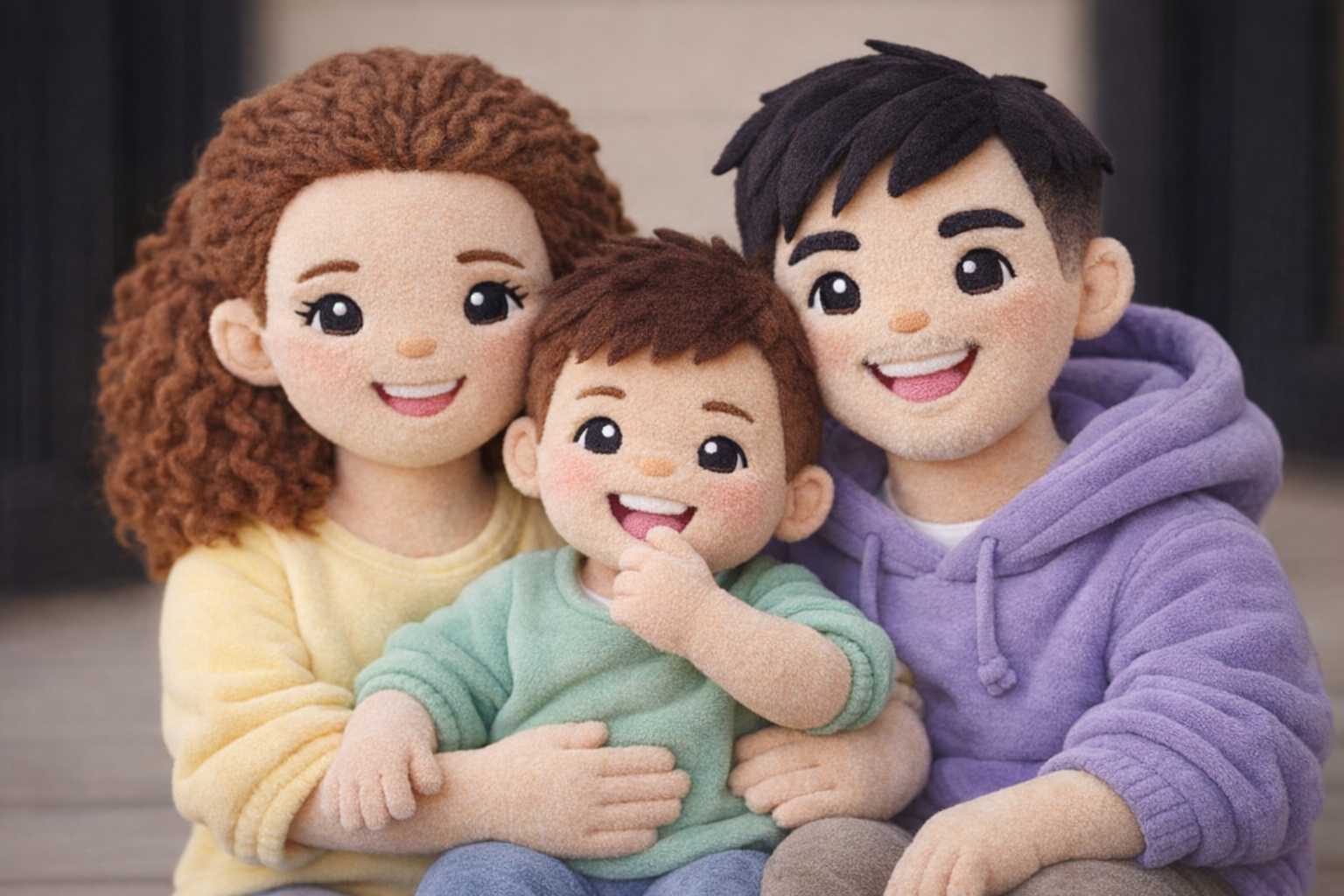 Family to plushie after